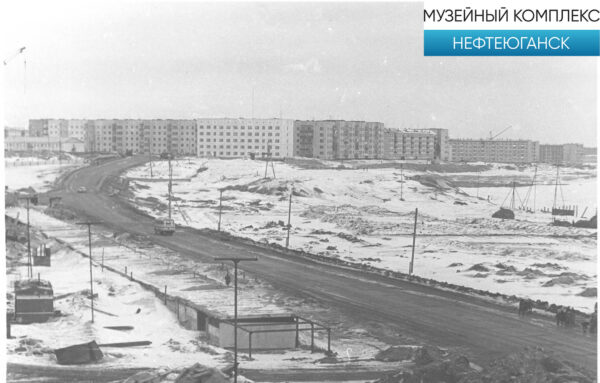 Вид на 8а мкр. Улица Мамонтовская. 1980-е гг.
